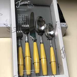 5piece set. Fiesta silverware